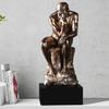 Bronze Thinker Statue Rodin's The Thinker Replica Insightful Reflective Art for Creative and Personalized Decor