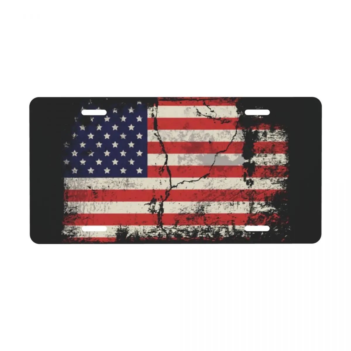 

Ретро Американский Флаг Номерной Знак США Патриотическое Украшение Ярлык Для Ванной Комнаты Передняя Ярлык Для Ванной Комнаты 6x12 Дюймов 30x15 cm