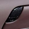 Carbon Fiber 2PCS Co-pilot Storage Box Handle Cover Trim For Lexus ES 2018-2022