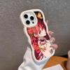 HSR Himeko Wavy Edge TPU Mobile Phone Case for iPhone 17 16 15 14 13 12 11 Air Pro Max Plus Colorful Cover