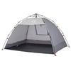 Vidaxl Beach Tent, 2-Person, Grey, Waterproof