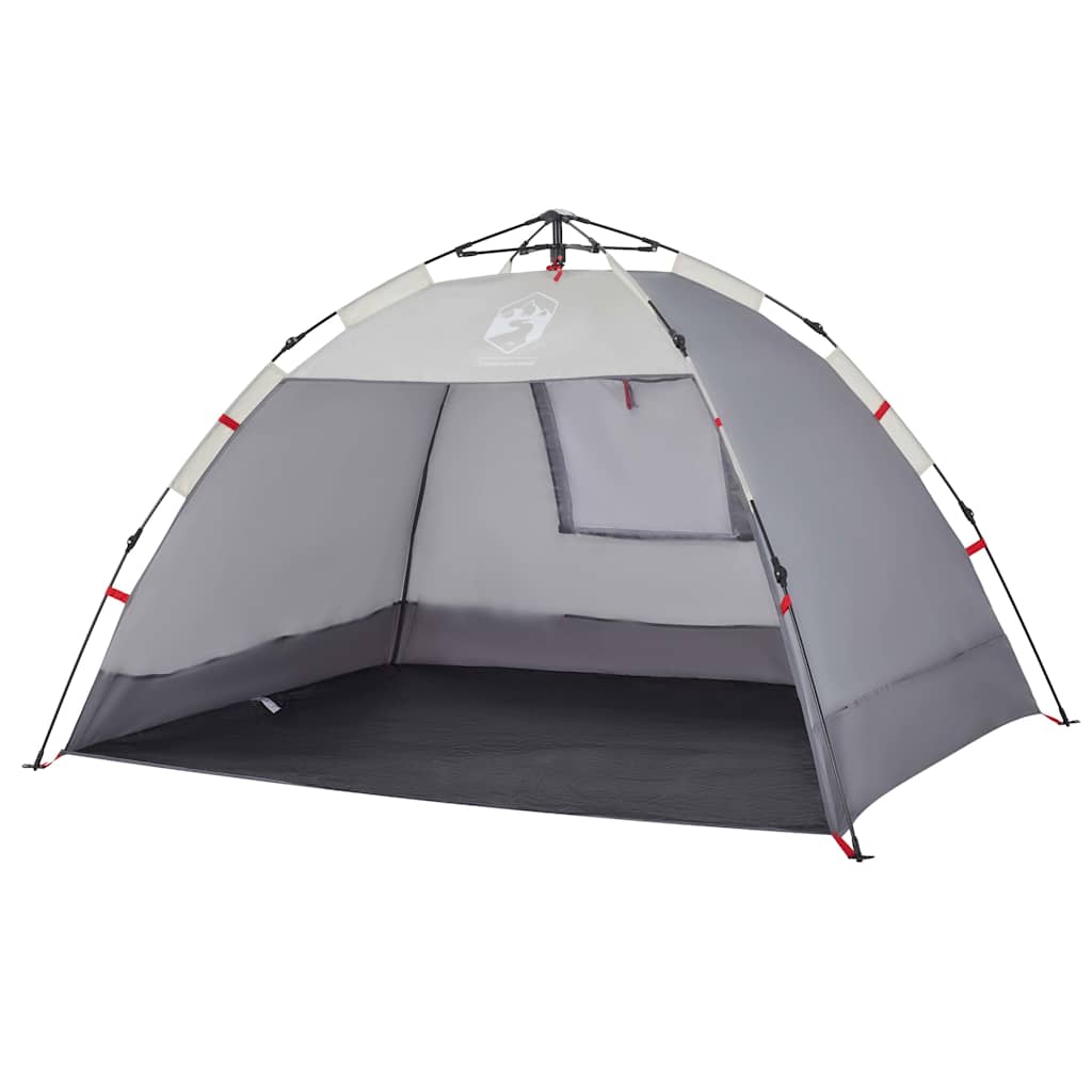 Vidaxl Beach Tent, 2-Person, Grey, Waterproof