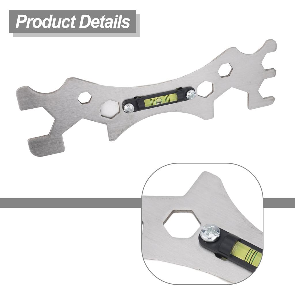 Level Ruler Shower Faucet Installation Multifunctional Wrench