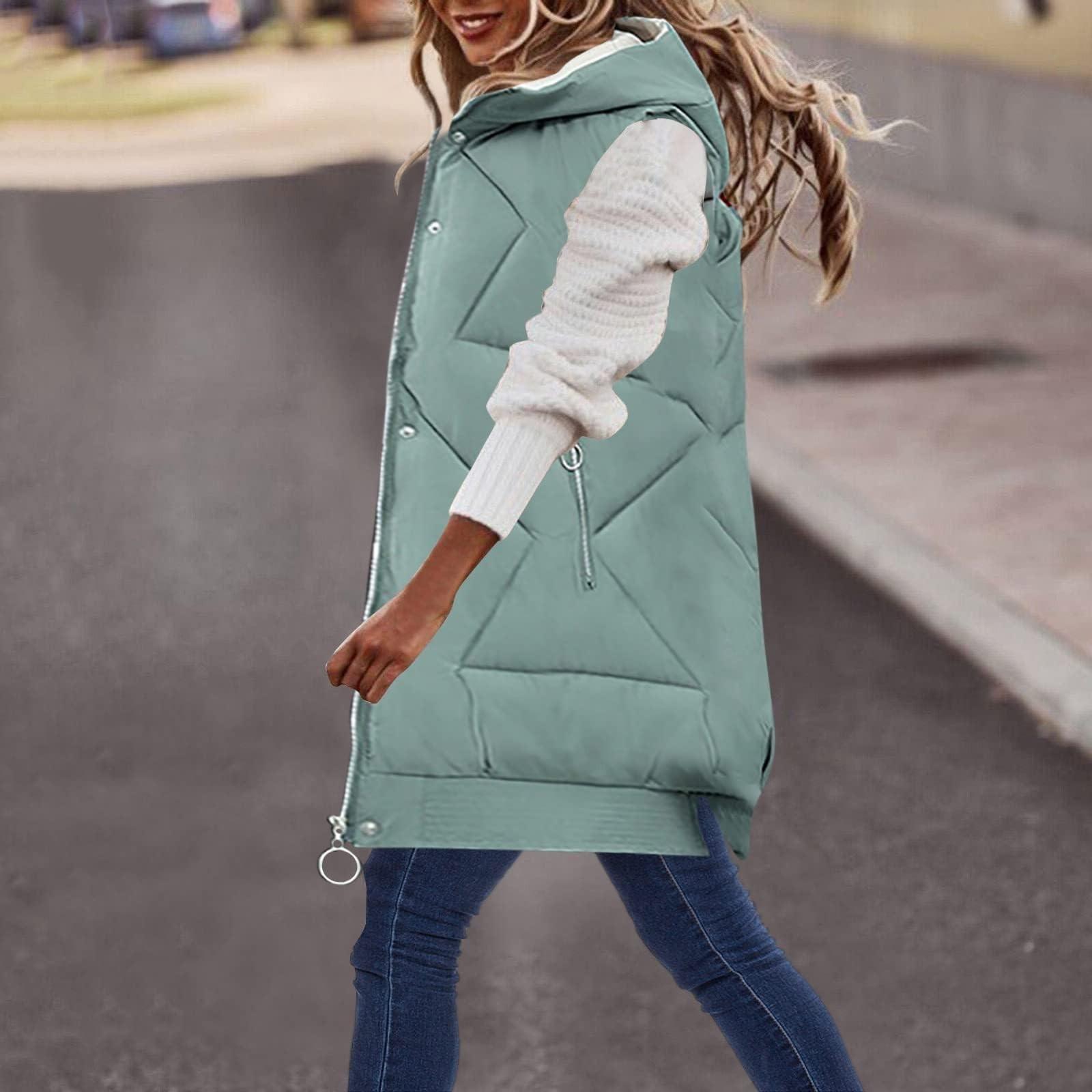 

Женский осенне-зимний темпераментный кардиган без рукавов, хлопковый жилет средней длины, жилет, пальто XXXL