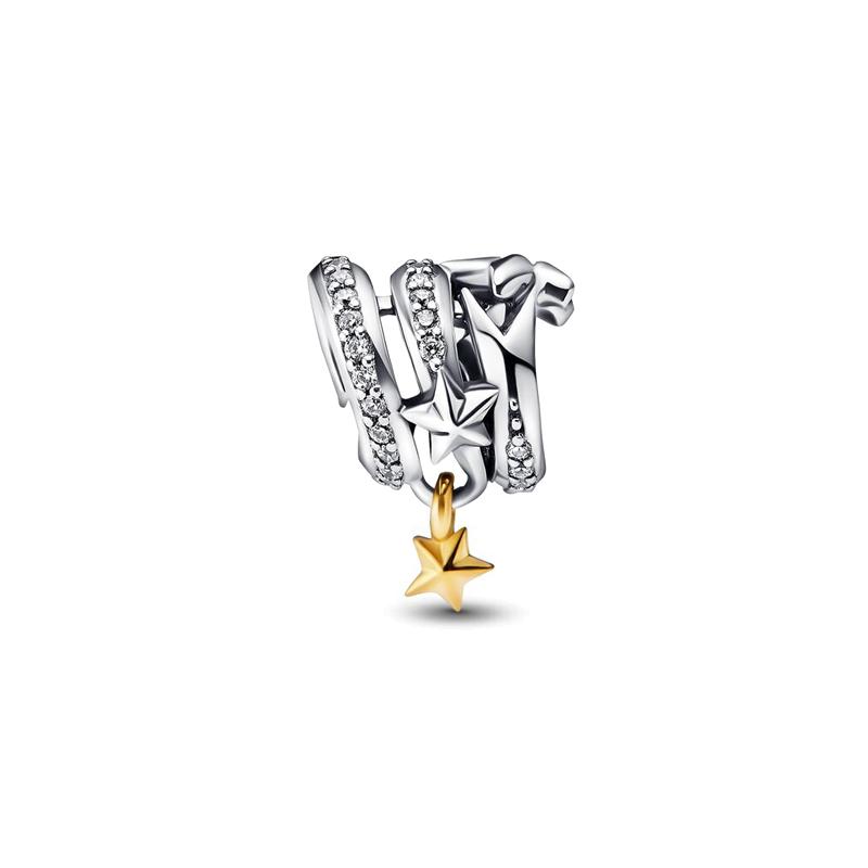 Pandora MOMENTS Fashion Trend Versatile Star Belongs Charm Women's Silver 762206C01