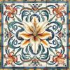 5D Diy Diamond Painting Colorful Mandala White Lily Flower Cross Stitch Full Square Round Picture Mosaic Rhinestones Embroidery