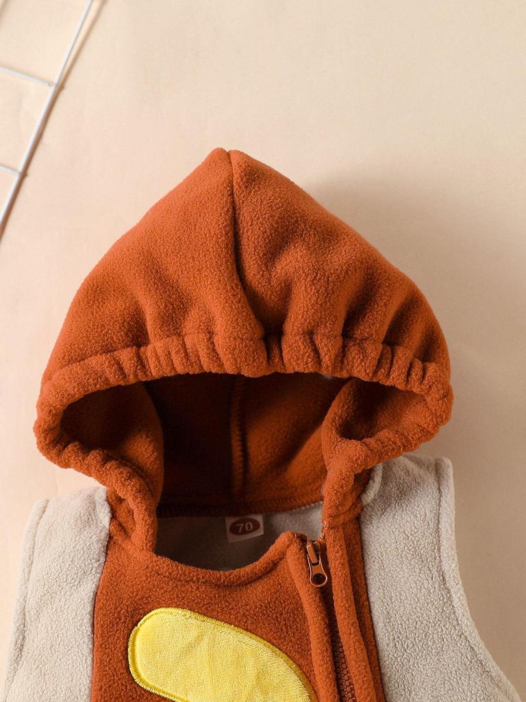 Newborn Hooded Romper & Diaper Cover: Triangle Pants Design, 0-2 Years Baby Crawling Suit