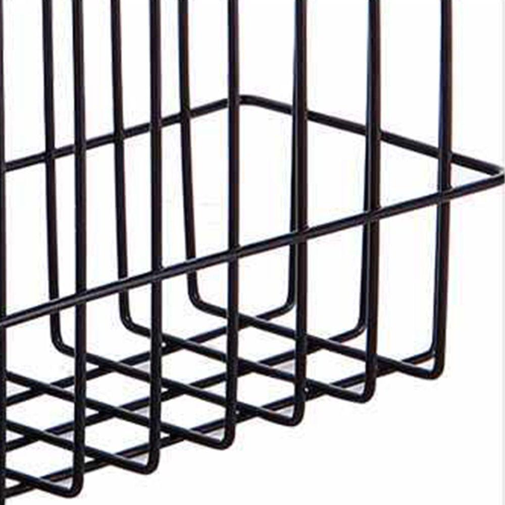 Household Bathroom Storage Basket Iron Wire Cling Film Storage Rack  Food Storage