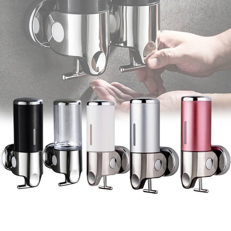 Hanging Foam Wall Soap Dispenser Chrome Coating Hotel Home Bathrooms Supplies