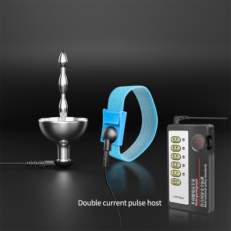 Elektrický šok Koňské oko Tyč Uretrální stimulátor Penis Plug Nerezová ocel Tahací kulička Pánský masturbátor Vlny Katetr Sexuální hračky