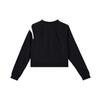 Nike Sportswear Swoosh Fleece Crew Sweatshirt Women Tops Black BV3934-011