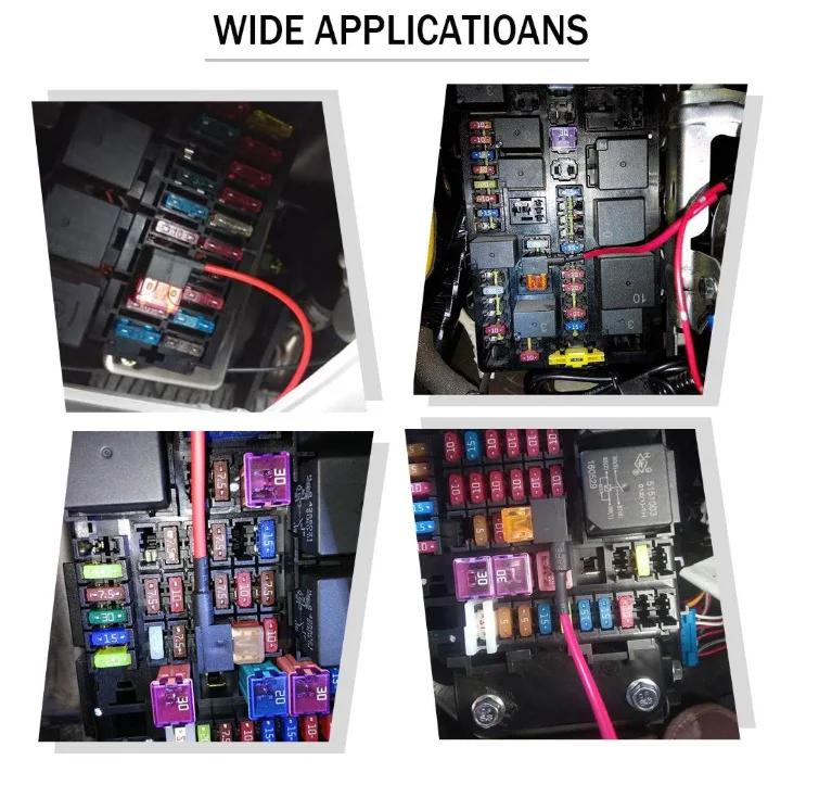 Standard Automotive Car ATC Blade Fuse Holder 12V Car Add-a-Circuit TAP Fuse Boxes Adapter For Car Truck RV Camper
