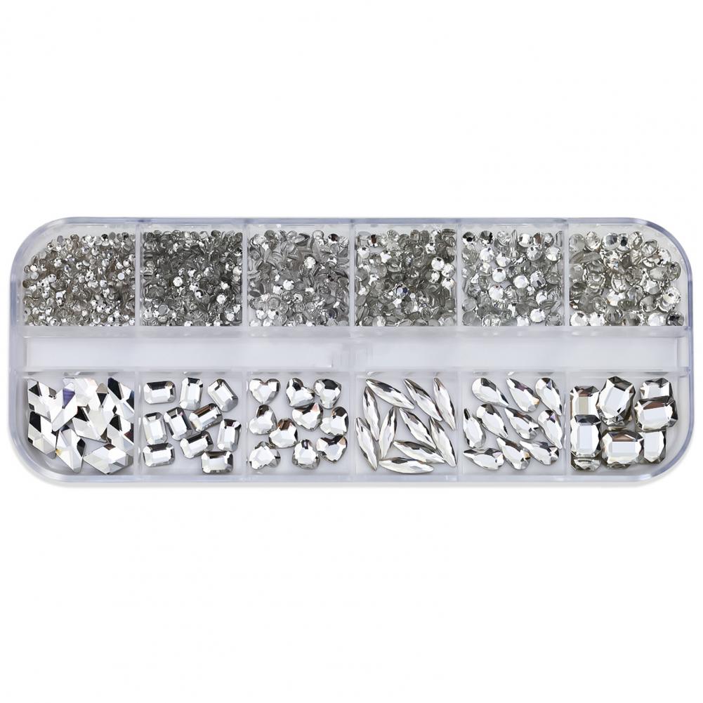 3d Nail Art Rhinestones Nail Art Accessories Exquisite 3d Nail Art Sparkling Rhinestones Charms for Stunning Diy Nail for Women