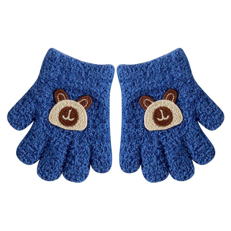 Toddler Cartoon Knitted Winter Gloves