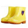 Jundeng Men's Rain Shoes Low Tube Rain Boots Short Tube Black PVC Beef Tendon Sole Water Shoes Yellow Rubber Shoes Dust-proof White Work Shoes