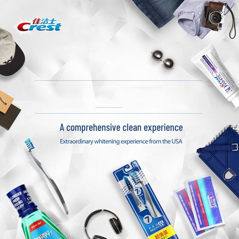 Crest All-in-One 7-Effect Soft Toothbrush Twin Pack