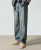 Dimiteulibeullaeg Asi Four Seasons Washed Straight Fit Denim Pants_Dust Indigo