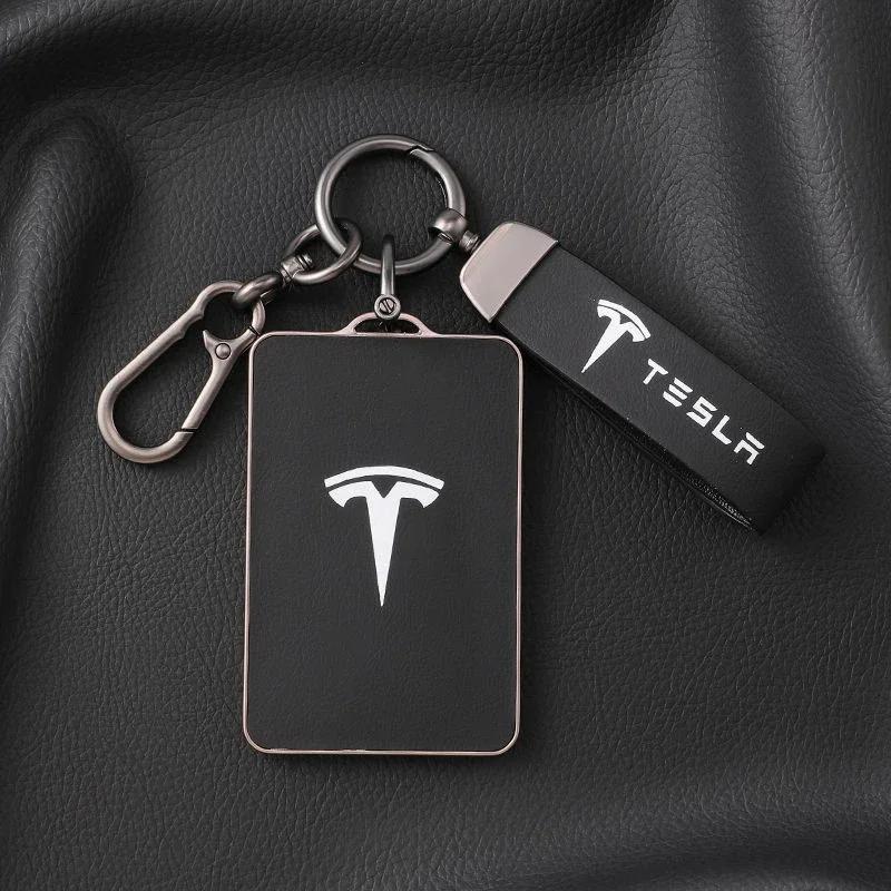 Adesivo de Carro 2025 Quente TPU Carro Cartão NFC Chaveiro Capa Protetora Suporte Concha para Tesla Model 3 S X Y Acesso Sem Chave Acessório