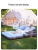 Thickened Flocking Double Inflatable Sofa Bed with Multifunctional Pad