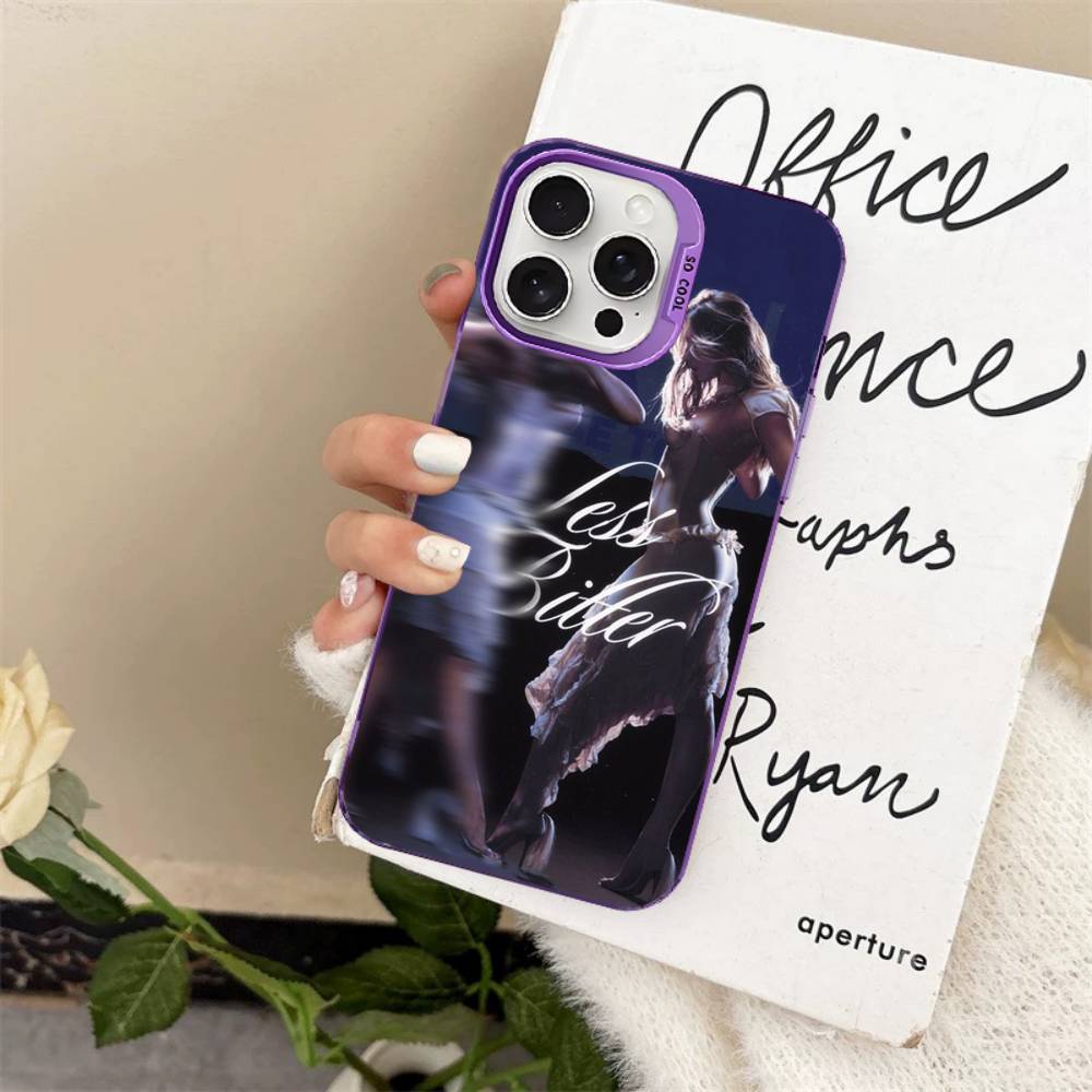 Singer Tate McRae Phone Case For iPhone 16 15 14 13 12 11 Pro Max 17 Plus Colorful Cover