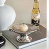 Ceramic Double-Ear Soap Dish, Vintage Double-Ear Soap Dish With High Stand, Suitable For Home Decoration, Bathroom Soap Storage