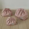 chubby string pouch herringbone set(S1+M1+L1) (gift box)
