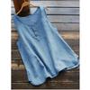 Summer Season Cotton Linen Tank Tops Ladies Vintage Tops Basic Casual Tank Tops O-neck Tees Sleeveless Tops For Ladies