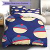 Stan South Park Pattern Bedding Home Decoration Birthday Gift ( 1 Duvet Cover + 2 Pillowcase, Without Core),fan Merchandise.