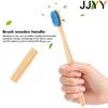 Bamboo Toothbrush Soft Bristle Antibacterial Oral Care Eco Friendly Wooden Toothbrush for Adults Colorful Design
