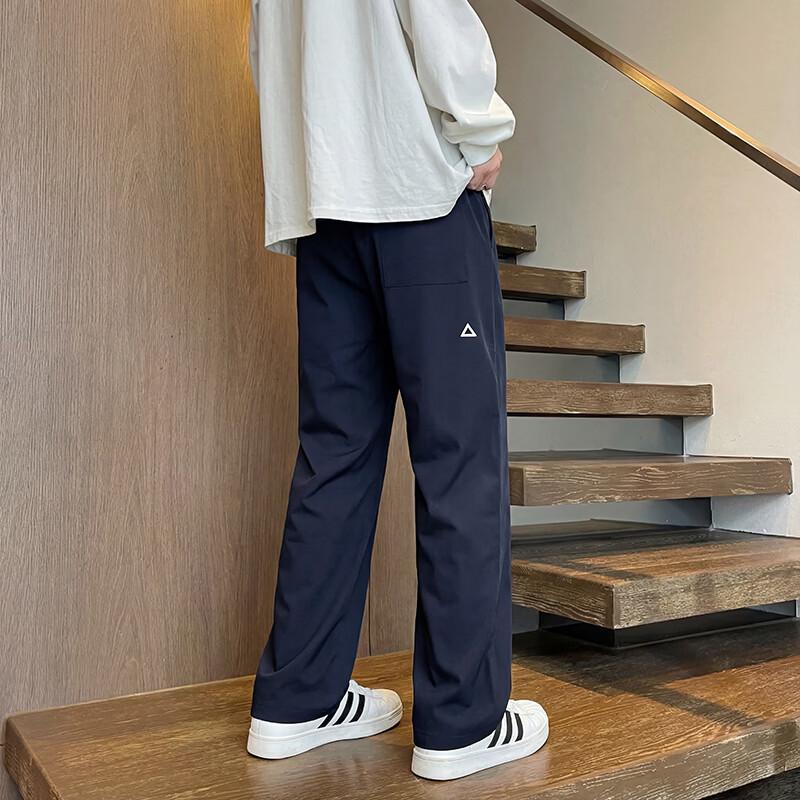 PLAYBOY Men's Loose Straight Leg Cargo Pants
