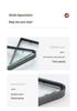 304 Stainless Steel Gunmetal Gray Corner Bathroom Glass Shelf