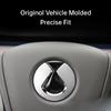 For BYD Denza N9 Car Emblem Sticker Blackened Epoxy Wheel Hub Steering Wheel Emblem Black Warrior Decoration Sticker Accessories