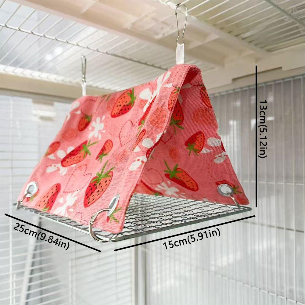 Breathable Parrot Hammock Bed Climb Toy Summer Tent Hut Removable Bird Sleep Nest For Small Pet