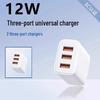 Universal 5V2A Multi-Port USB Charger for Apple, Huawei, and OPPO Devices