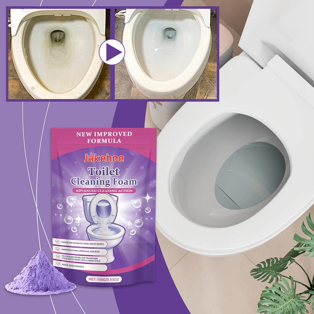 Foam Toilet Bowl Cleaner Deep Descaling Stain Remover Bathroom Supplies