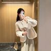 New Winter Environmentally Friendly Fur Coat Women's Short White Loose Lamb Wool High-end Rabbit Fur Plush Top