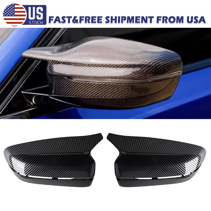 M Style Full Dry Carbon Fiber Replacement Mirror Covers Fits Bmw 2017-22 G30 G20