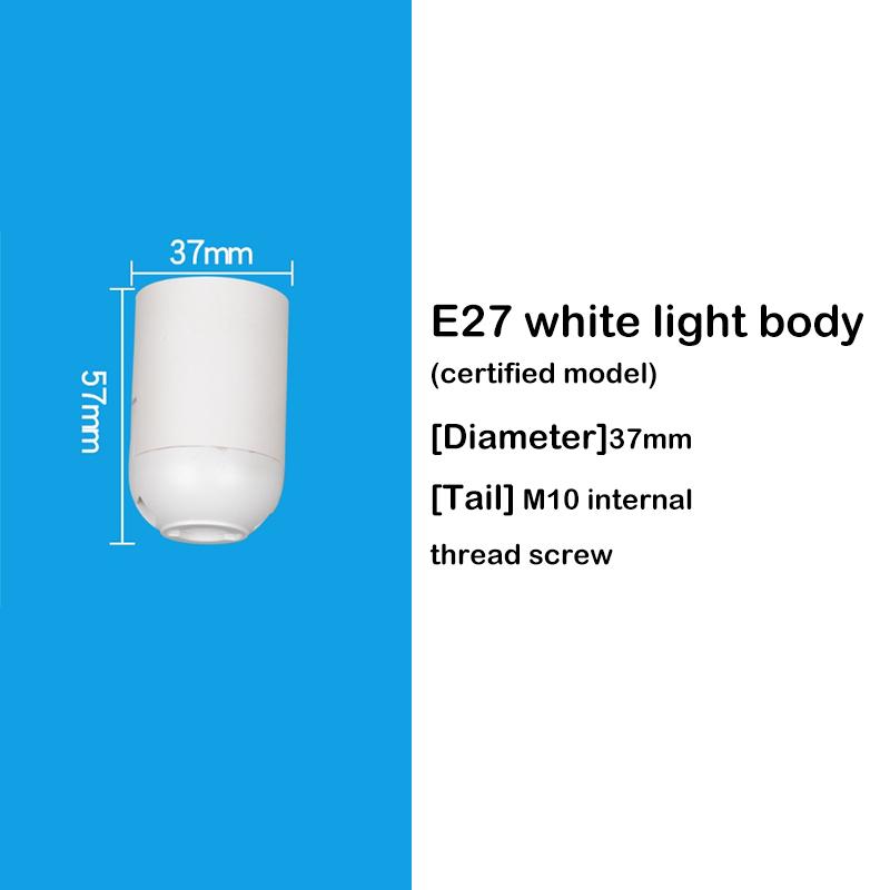 

Світлодіодна лампа Основа лампи Тримач живлення Патрон змінного струму E14 E27 M10 Гніздо Електричне підвісне гніздо Перетворювач абажура лампи E27 White D