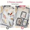 Transparent Casual Handbag for Men & Women - Foldable Lightweight Travel Toiletry Organizer with Zipper Closure & Carry Handle