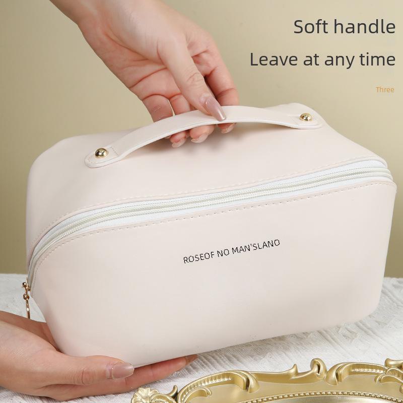 Large Capacity Portable Travel Toiletry Bag - Accordion Style Cosmetic Organizer