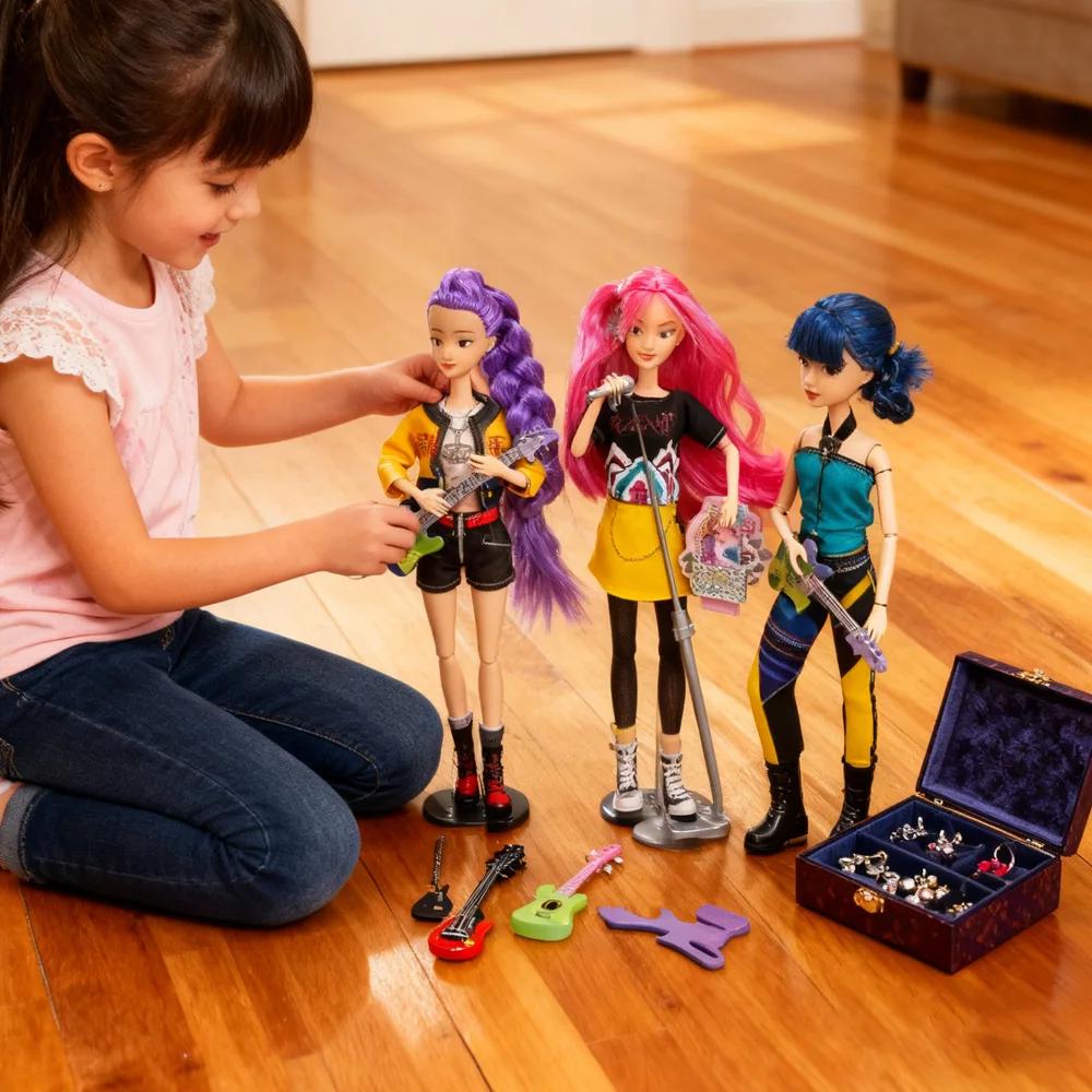 Viral Hit! Anime K-pop Witch Hunter Squad Lumi È Re Mira Zoe Vinyl Doll - Stylish Christmas Gift