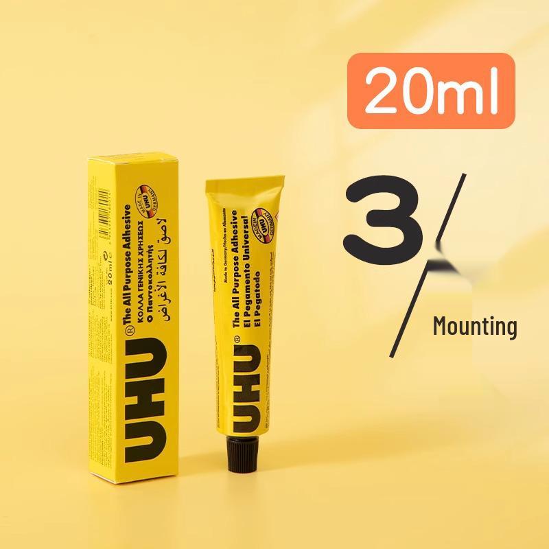 UHU Super Glue - Strong Adhesive for Handcrafts, Woodworking, and Shoe Repair.