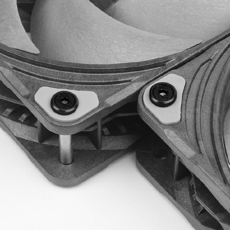 Toolless Installation PC Case Fan Screws Heavy Duty Metal Construction for Enhanceds Heat Dissipation