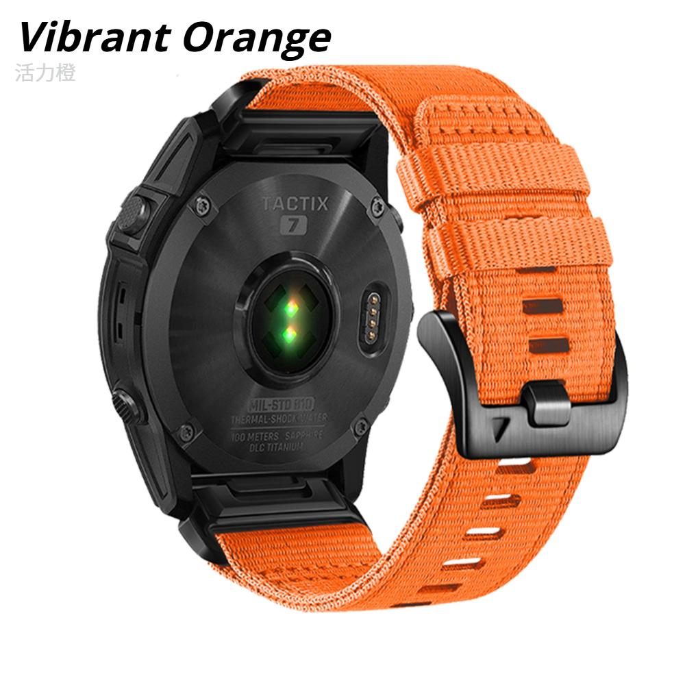 22mm 26mm Quickfit Nylon Watch Band For Garmin Fenix 8 E 5 5X 6 6X Pro 7X Epix Pro/Forerunner 970 965/Descent G2/Enduro 3 Wristband Replacement Strap