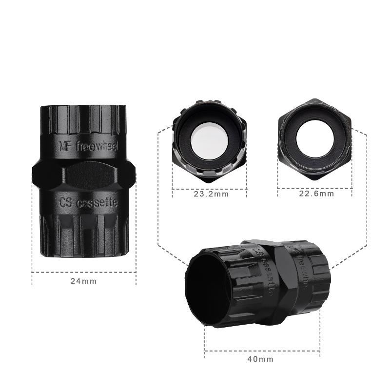 Bike Flywheel Remover Sleeve Bicycles Sleeve Cassette Disassembly Assembly Tools Mtb Repair Tools Bicycle Accessories