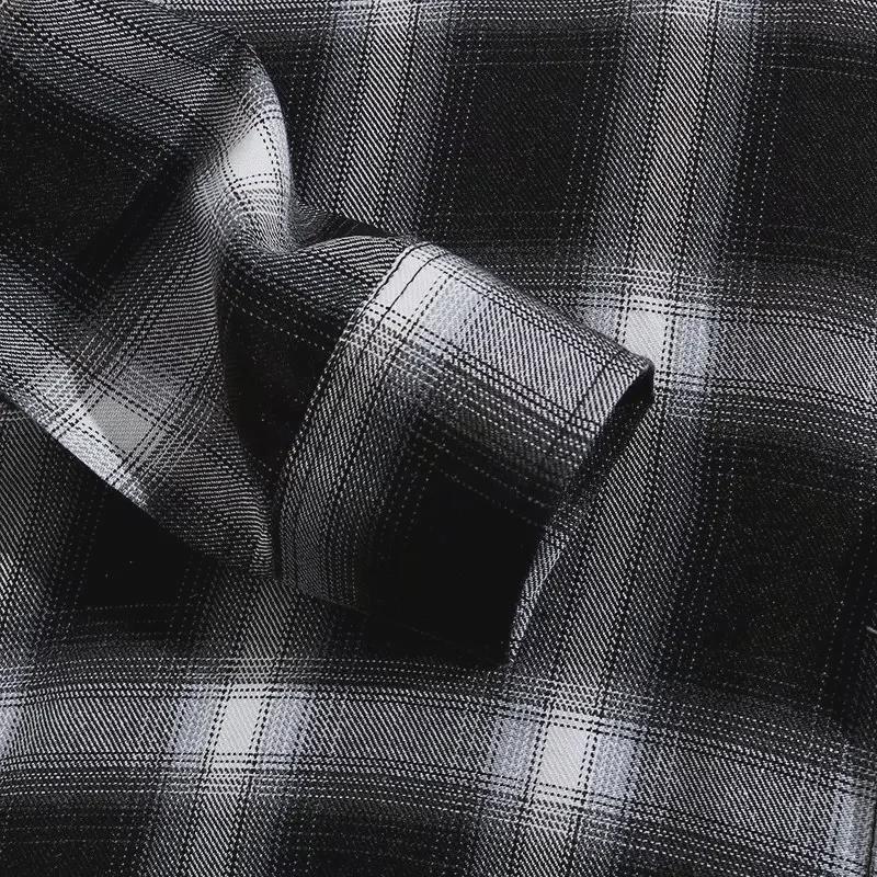 Men's Japanese Retro Plaid Shirt - Niche Design, Loose Long Sleeves, Spring/Autumn Casual Layering Shirt