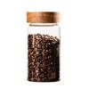 Acacia Wood Lid Glass Jar for Wine Infusion & Moisture-Proof Kitchen Storage