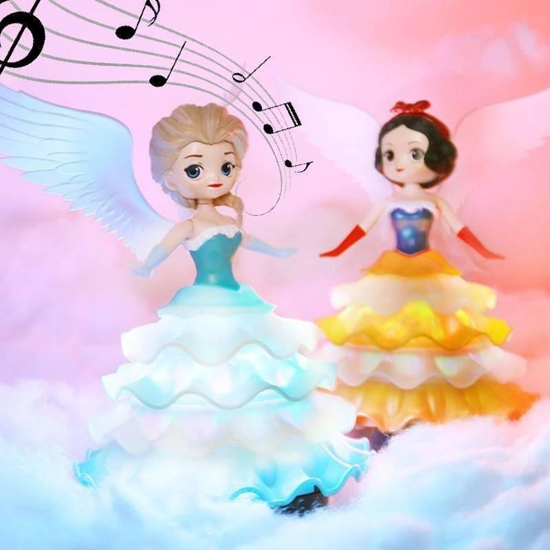 Electric Princess Elsa Light Music Dancing Robot Toy Girls  Parental Interaction
