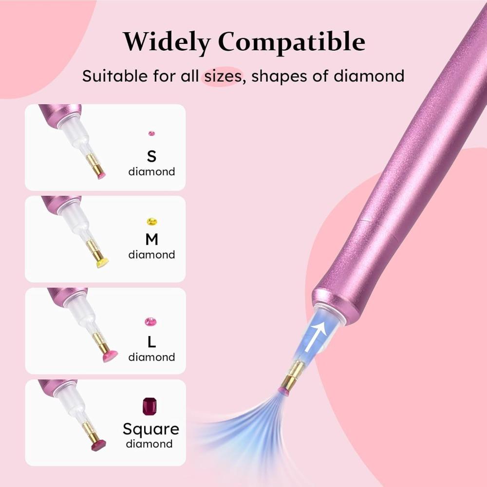 DIY Craft Electric Diamond Suction Tool Suction Point Drill Tool  for 5D Diamond Painting Tool