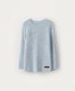 Sseomweeobeoteo Boucle Long Sleeve Knit - Light Blue